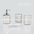 Transparent Polyresin Bathroom Set (WBP0833A)